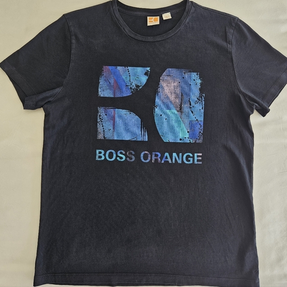 Hugo Boss orange mens Large tee-shirt black - Picture 3 of 4
